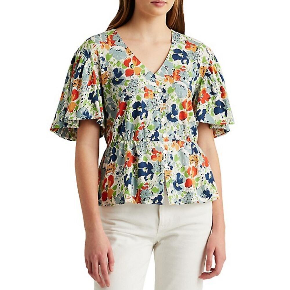 Lauren Ralph Lauren Floral Blouse - Multicolor
